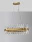 Preview: Nova Luce CROWN Pendelleuchte G9 10-fach Satin 80x36x120cm dimmbar 9695217
