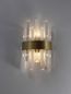Preview: Nova Luce CROWN Wandleuchte G9 Satin 18x9x30cm dimmbar 9695220