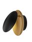 Preview: Nova Luce SHELL LED Wandleuchte Schwarz 7W Warmweiss 20x11x20cm 9695247