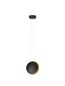 Preview: Nova Luce SHELL LED Pendelleuchte Schwarz 7W Warmweiss 120x20cm 9695248