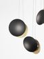 Preview: Nova Luce SHELL LED Pendelleuchte Schwarz 17,94W Warmweiss 120x48cm 9695249