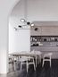 Preview: Nova Luce SCOPE LED Pendelleuchte Schwarz 49,23W Warmweiss 100x88,5x150cm dimmbar 9695254