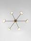 Preview: Nova Luce SCOPE LED Pendelleuchte Schwarz 47,41W Warmweiss 100x88,5x120cm dimmbar 9695255