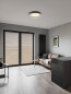 Preview: Nova Luce PAULINE LED Deckenleuchte Schwarz 48W Warmweiss 15x55cm dimmbar 9695264