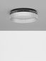 Preview: Nova Luce PAULINE LED Deckenleuchte Schwarz 48W Warmweiss 15x55cm dimmbar 9695264
