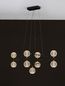 Preview: Nova Luce BELINDA LED Pendelleuchte Schwarz 42W Warmweiss 83x46x120cm dimmbar 9695300
