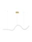Preview: Nova Luce PERLA LED Pendelleuchte Gold 98W Warmweiss 167x42x200cm dimmbar 9695601