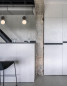 Preview: Nova Luce ZERO Pendelleuchte G9 Schwarz 120x10cm dimmbar 9704191