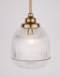 Preview: Nova Luce MOND Pendelleuchte E14 Gold 120x15cm dimmbar 9738210