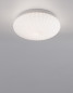 Preview: Nova Luce CLAM Deckenleuchte E27 2-fach Weiß IP44 12x30cm dimmbar 9738256