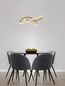 Preview: Nova Luce MEDORA LED Pendelleuchte Messing 41,5W Warmweiss 120x52,5cm dimmbar 9748155