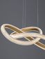 Preview: Nova Luce MEDORA LED Pendelleuchte Messing 41,5W Warmweiss 120x52,5cm dimmbar 9748155