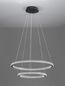 Preview: Nova Luce GINEVRA LED Pendelleuchte Schwarz 54W Warmweiss 120x60,5cm dimmbar 9748159