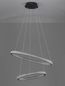 Preview: Nova Luce GINEVRA LED Pendelleuchte Schwarz 54W Warmweiss 120x60,5cm dimmbar 9748159