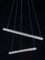Preview: Nova Luce GINEVRA LED Pendelleuchte Schwarz 54W Warmweiss 120x60,5cm dimmbar 9748159