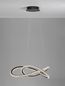Preview: Nova Luce GINEVRA LED Pendelleuchte Schwarz 56W Warmweiss 120x58cm dimmbar 9748160