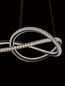 Preview: Nova Luce GINEVRA LED Pendelleuchte Schwarz 56W Warmweiss 120x58cm dimmbar 9748160
