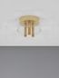 Preview: Nova Luce GATLIN LED Deckenleuchte Messing 20,5W Warmweiss 15,2x44cm 9756711