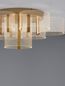 Preview: Nova Luce GATLIN LED Deckenleuchte Messing 41W Warmweiss 25,6x68cm dimmbar 9756713