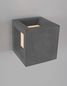 Preview: Nova Luce CASTRO Wandleuchte E27 Grau 12W IP65 16x16x16cm dimmbar 9762161