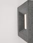 Preview: Nova Luce CASTRO Wandleuchte E27 Grau 12W IP65 16x16x16cm dimmbar 9762161