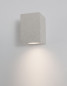 Preview: Nova Luce FUENTO Wandleuchte GU10 Weiß 7W IP65 8,6x10x12cm dimmbar 9790541