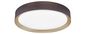 Preview: Nova Luce LUTON LED Deckenleuchte Kaffeebraun 47W Warmweiss 8,5x55cm 9818451