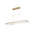 Preview: Nova Luce CELIA LED Pendelleuchte Satin 45W Warmweiss 100x29x120cm dimmbar 9820602