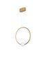 Preview: Nova Luce CELIA LED Pendelleuchte Satin 29W Warmweiss 43x10x120cm dimmbar 9820604
