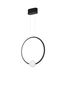 Preview: Nova Luce CELIA LED Pendelleuchte Schwarz 29W Warmweiss 43x10x120cm dimmbar 9820605