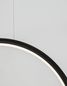 Preview: Nova Luce CELIA LED Pendelleuchte Schwarz 29W Warmweiss 43x10x120cm dimmbar 9820605
