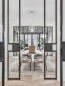 Preview: Nova Luce MAGNOLIA Pendelleuchte E14 Chrom 120x25cm dimmbar 9824070