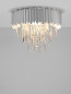Preview: Nova Luce MAGNOLIA Deckenleuchte E14 6-fach Chrom 39,5x50cm dimmbar 9824072