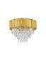 Preview: Nova Luce MAGNOLIA Deckenleuchte E14 6-fach Gold 39,5x50cm dimmbar 9824073
