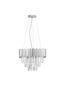 Preview: Nova Luce MAGNOLIA Pendelleuchte E14 6-fach Chrom 120x50cm dimmbar 9824074