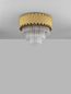 Preview: Nova Luce MAGNOLIA Deckenleuchte E14 5-fach Gold 32,5x40cm dimmbar 9824078