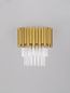 Preview: Nova Luce MAGNOLIA Wandleuchte E14 2-fach Gold 24x16,3x26,5cm dimmbar 9824082