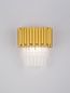 Preview: Nova Luce MAGNOLIA Wandleuchte E14 2-fach Gold 24x16,3x26,5cm dimmbar 9824082