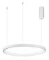 Preview: Nova Luce PERTINO LED Pendelleuchte Weiß 48W Warmweiss 150x58cm dimmbar 9853683