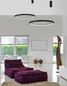 Preview: Nova Luce PERTINO LED Pendelleuchte Schwarz 61W Warmweiss 150x78cm dimmbar 9853686