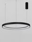Preview: Nova Luce PERTINO LED Pendelleuchte Schwarz 61W Warmweiss 150x78cm dimmbar 9853686