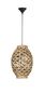 Preview: Nova Luce GRIFFIN Pendelleuchte E27 Braun 215x24,5cm dimmbar 9858748