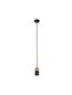 Preview: Nova Luce PONGO Pendelleuchte GU10 Schwarz 160x5,6cm dimmbar 9911524