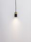 Preview: Nova Luce PONGO Pendelleuchte GU10 Schwarz 160x5,6cm dimmbar 9911524