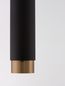 Preview: Nova Luce PONGO Pendelleuchte GU10 Schwarz 180x5,9cm dimmbar 9911525