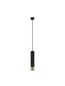 Preview: Nova Luce PICTO Pendelleuchte GU10 Schwarz-Gold 200x6cm dimmbar 9911529