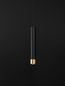 Preview: Nova Luce PICTO Pendelleuchte GU10 Schwarz-Gold 200x6cm dimmbar 9911530