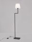 Preview: Nova Luce SAVONA Stehlampe E27 Schwarz 35x18x150cm 9919153