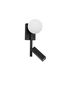 Preview: Nova Luce JOLINE LED Wandleuchte Schwarz 8W Neutralweiss 14x10x26cm 9919530