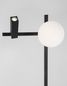 Preview: Nova Luce JOLINE LED Stehlampe Schwarz 9W Neutralweiss 26,5x16,5x150cm 9919532